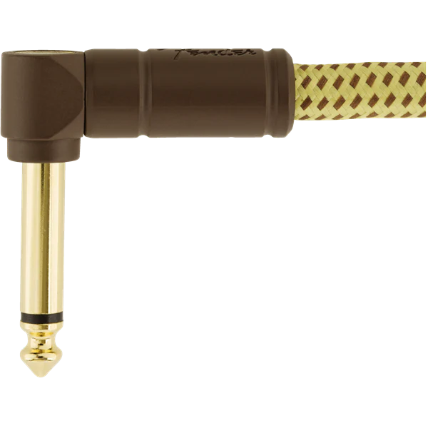 Fender 099-0820-082 Deluxe 18.6' Angled Instrument Cable - Tweed - Image 3
