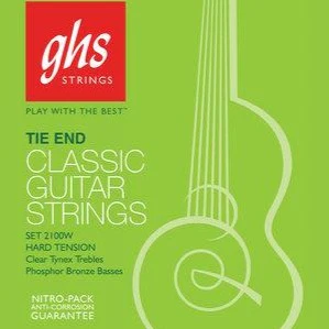 GHS 2150W Classical Guitar Strings Tie End Regular
