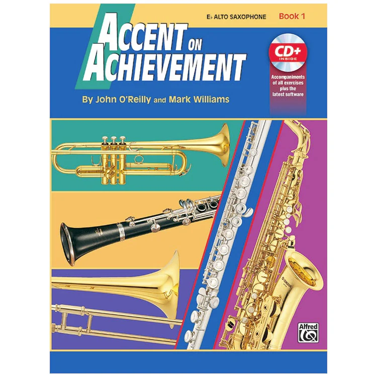 Alfred A-17087 Accent on Achievement Book 1 - Alto Sax