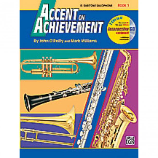 Alfred A-17089 Accent on Achievement Book 1 - Bari Sax