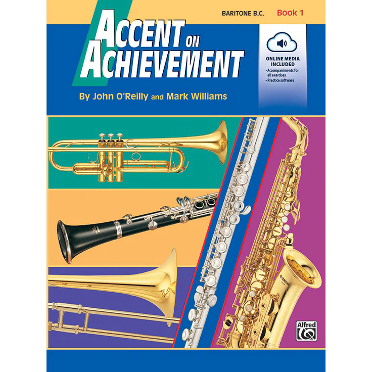 Alfred A-17093 Accent on Achievement Book 1 - Baritone BC