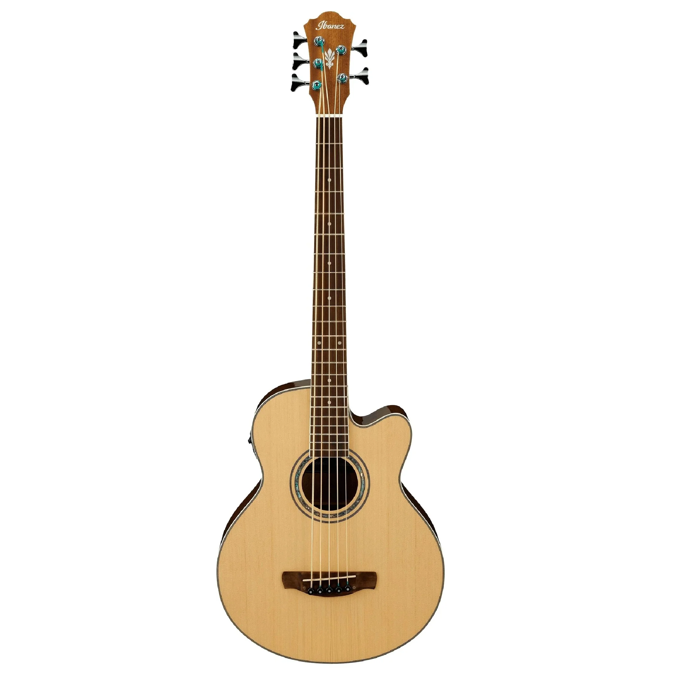 Ibanez AEB105ENT Acoustic-Electric Bass Natural High Gloss, Spruce Top