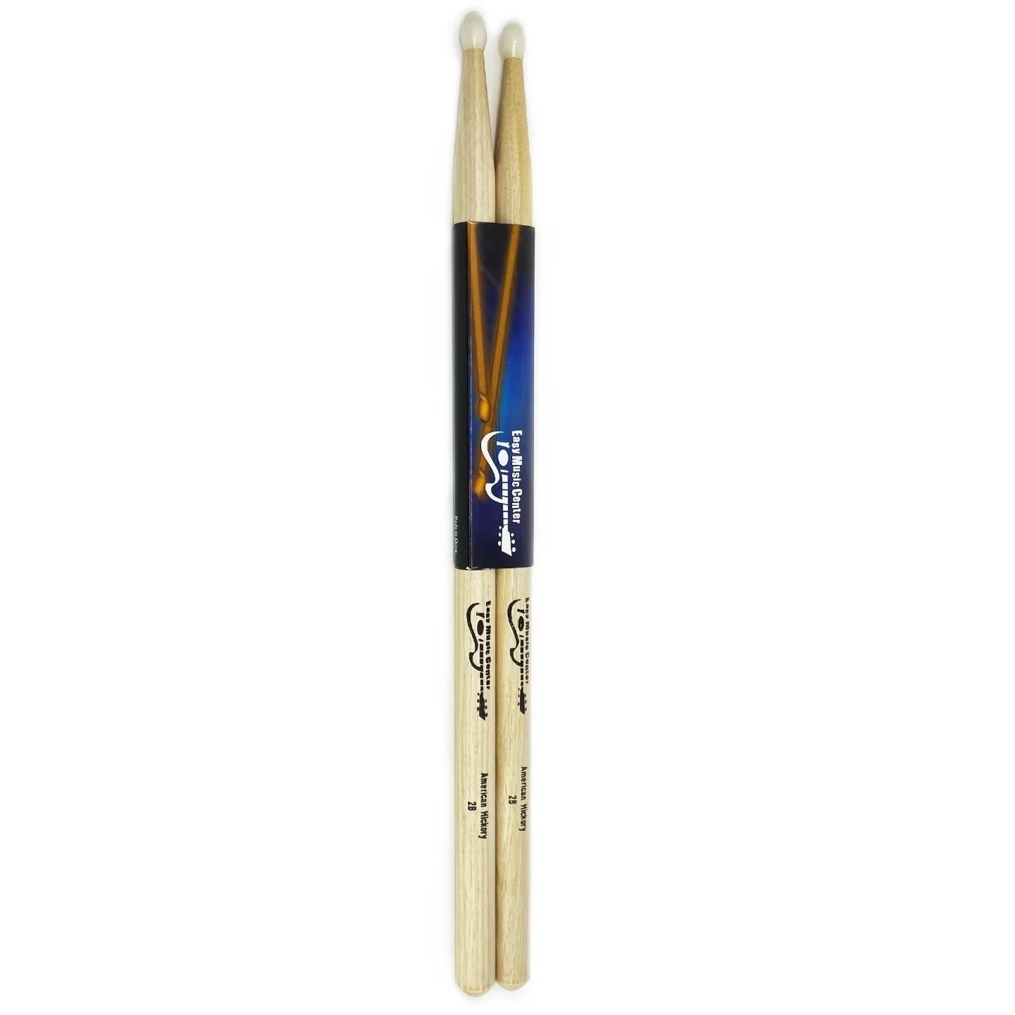 On-Stage AHN2B 2B Am. Hickory Nylon Tip (1 pair)