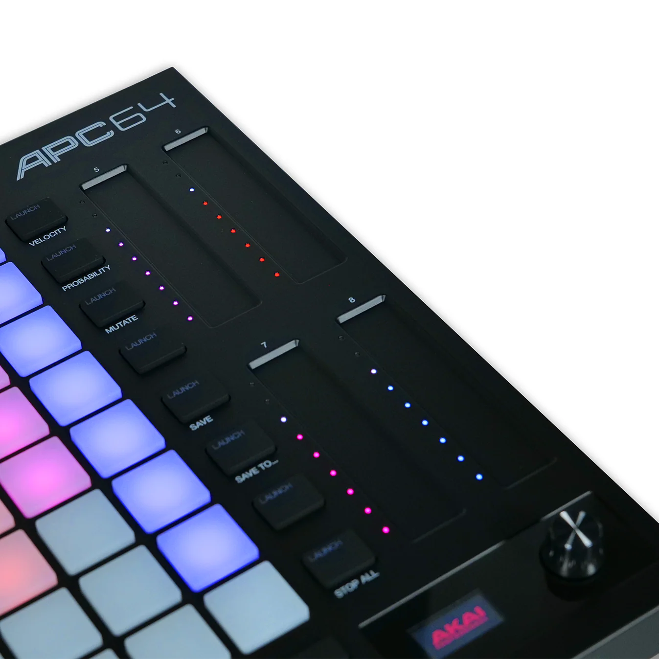 Akai APC64 Ableton Live Controller w/ 64 Pads, 8 Touch Strips - Image 4