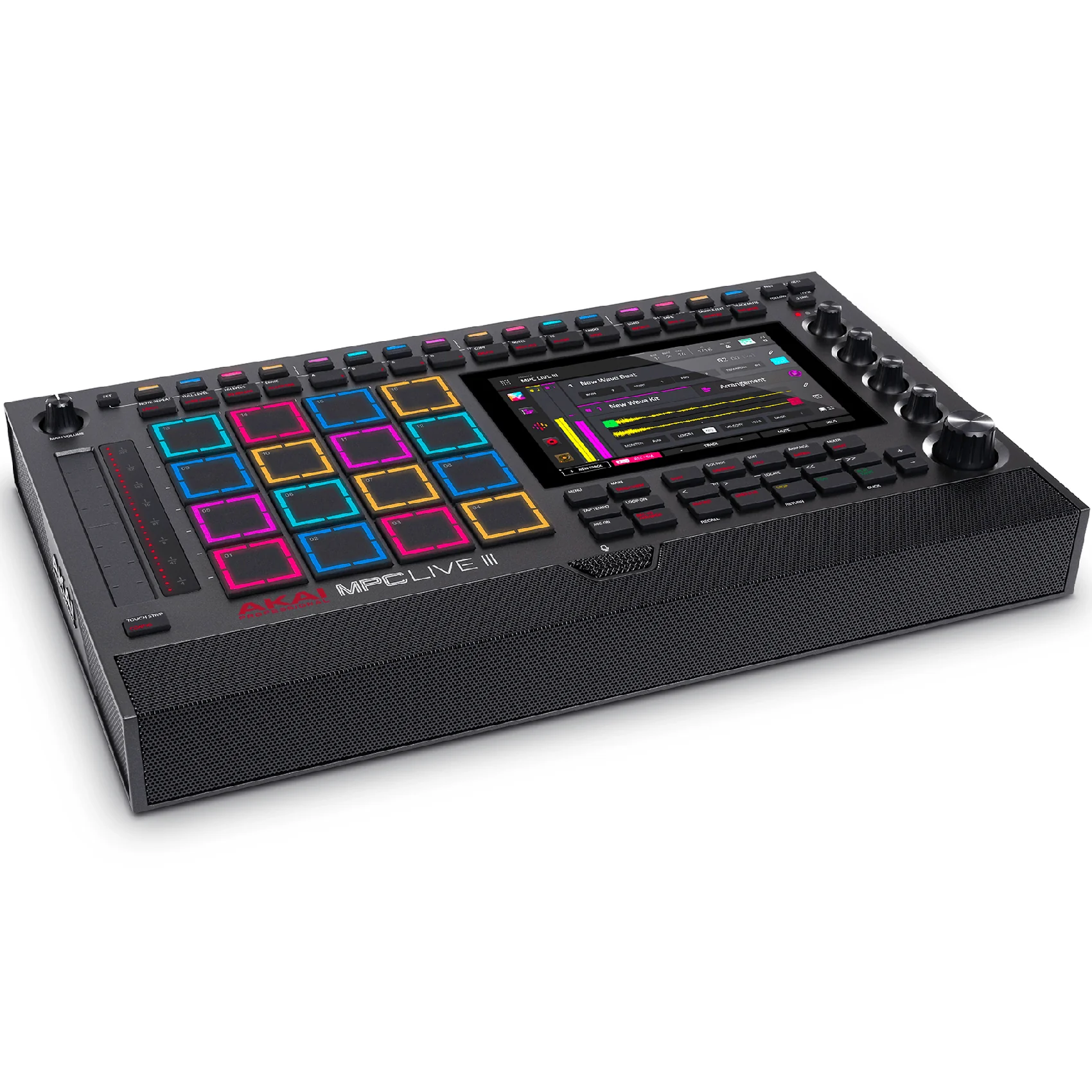 Akai MPCLIVE-III Standalone MPC w/7" Touch Display and Built-in Studio Monitors & Condensor Mic - Image 2