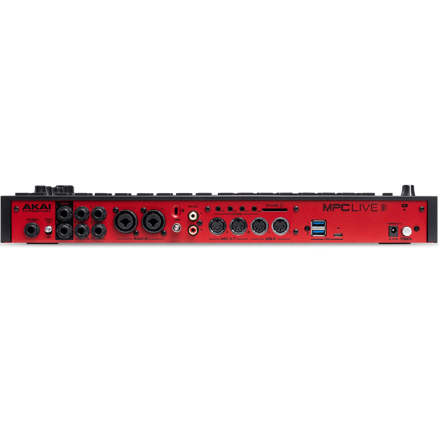 Akai MPCLIVE-III Standalone MPC w/7" Touch Display and Built-in Studio Monitors & Condensor Mic - Image 3