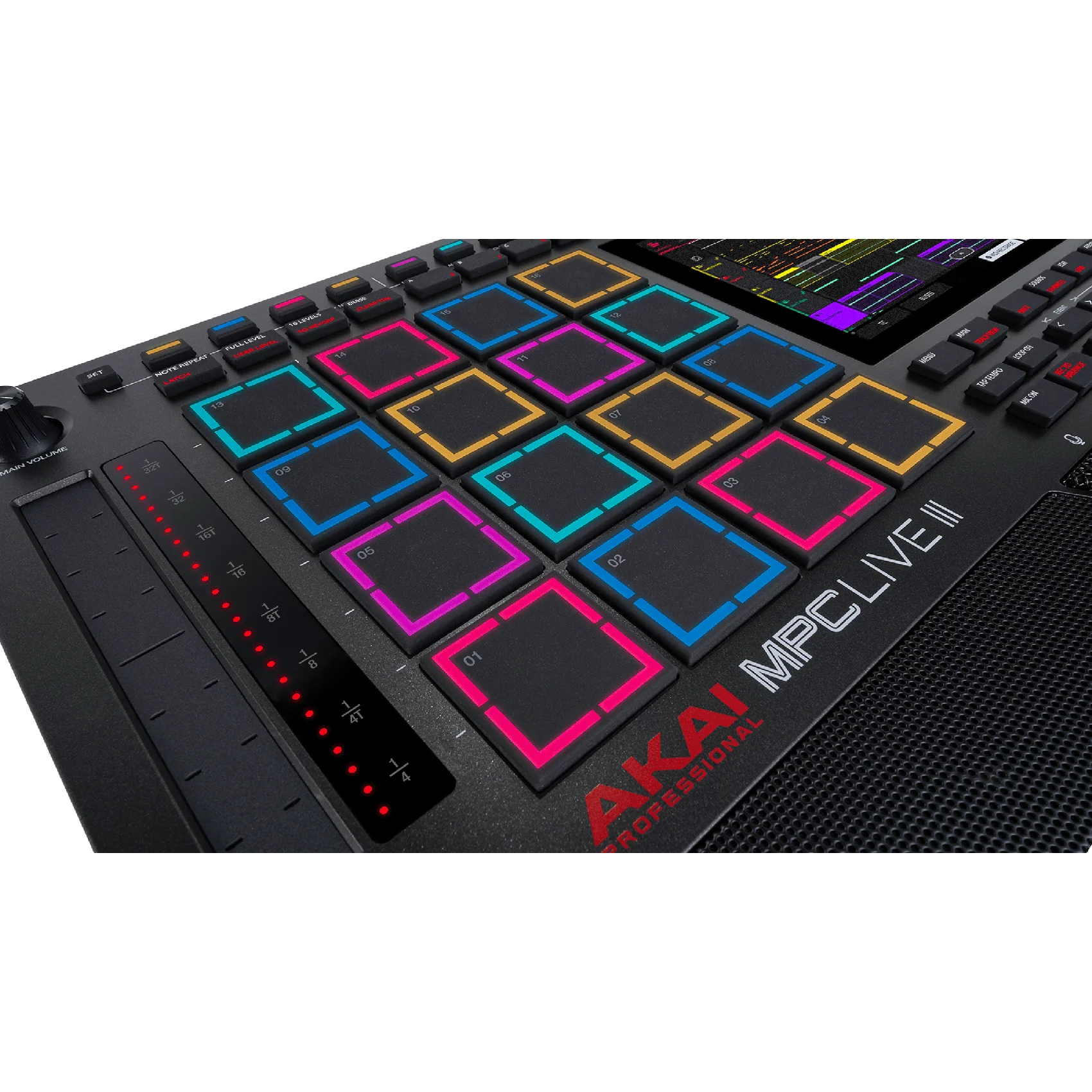 Akai MPCLIVE-III Standalone MPC w/7" Touch Display and Built-in Studio Monitors & Condensor Mic - Image 6