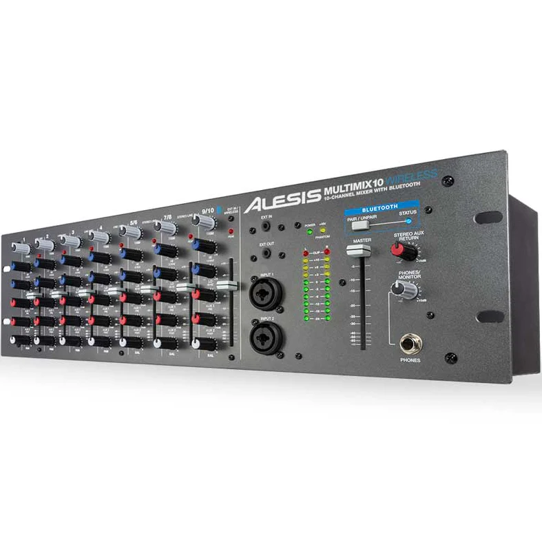 Alesis MM10WX110 Multimix 10 Wireless - 10-Channel 3RU mixer with Bluetooth audio - Image 3