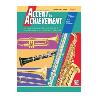 Alfred A-18072 Accent on Achievement Book 3 - Conductor's Score