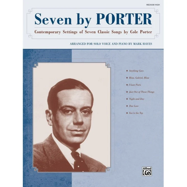Alfred A-28855 Seven by Porter - Contemporary Settings of Seven Classic Songs by Cole Porter