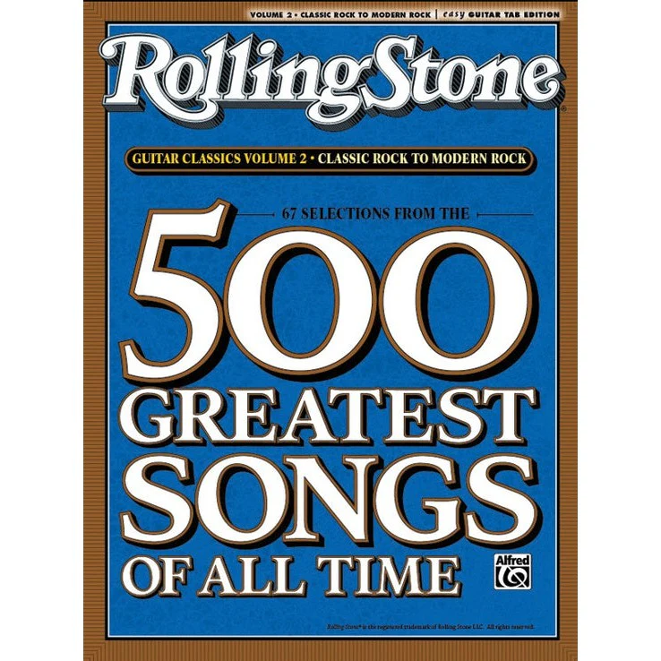 Alfred A-30126 Rolling Stone Magazine's 500 : Classic Rock to Modern Rock - Image 2