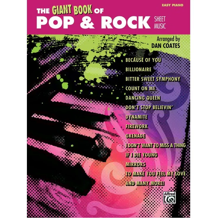 Alfred A-42387 The Giant Book of Pop & Rock Sheet Music