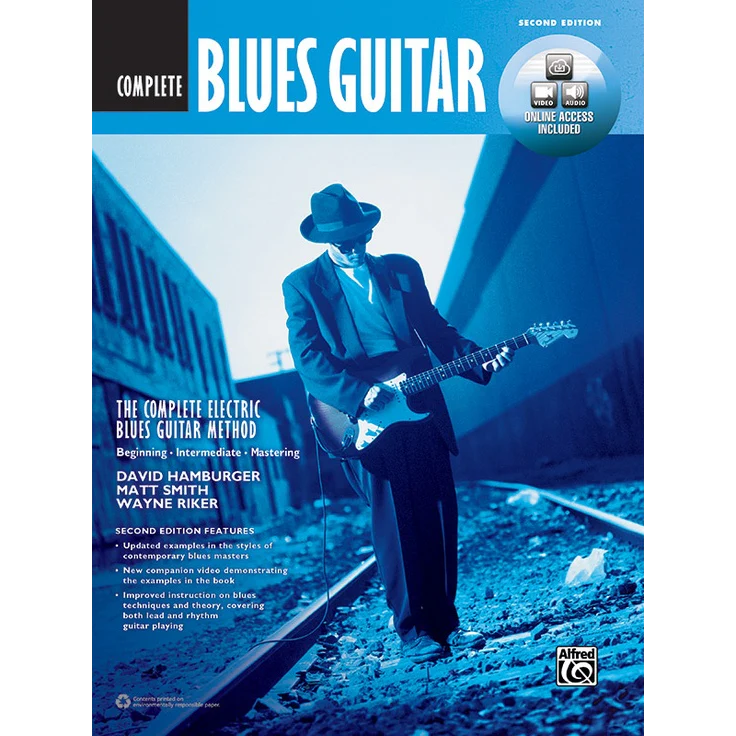 Alfred A-45041 Complete Blues Guitar Method 2nd Edition Book & DVD