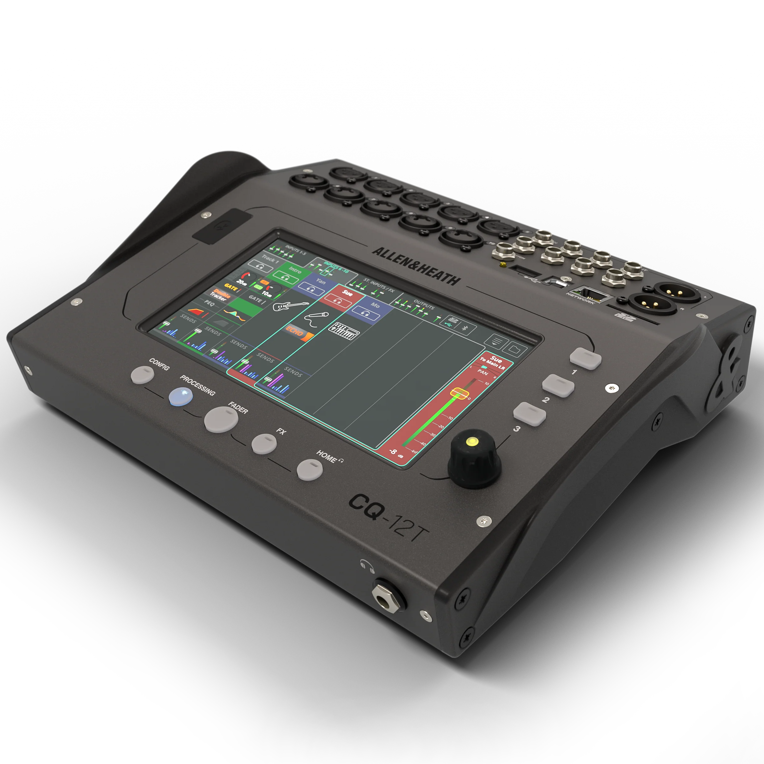 Allen & Heath CQ-12T Compact 12-Channel Digital Mixer w/ Screen - Image 2