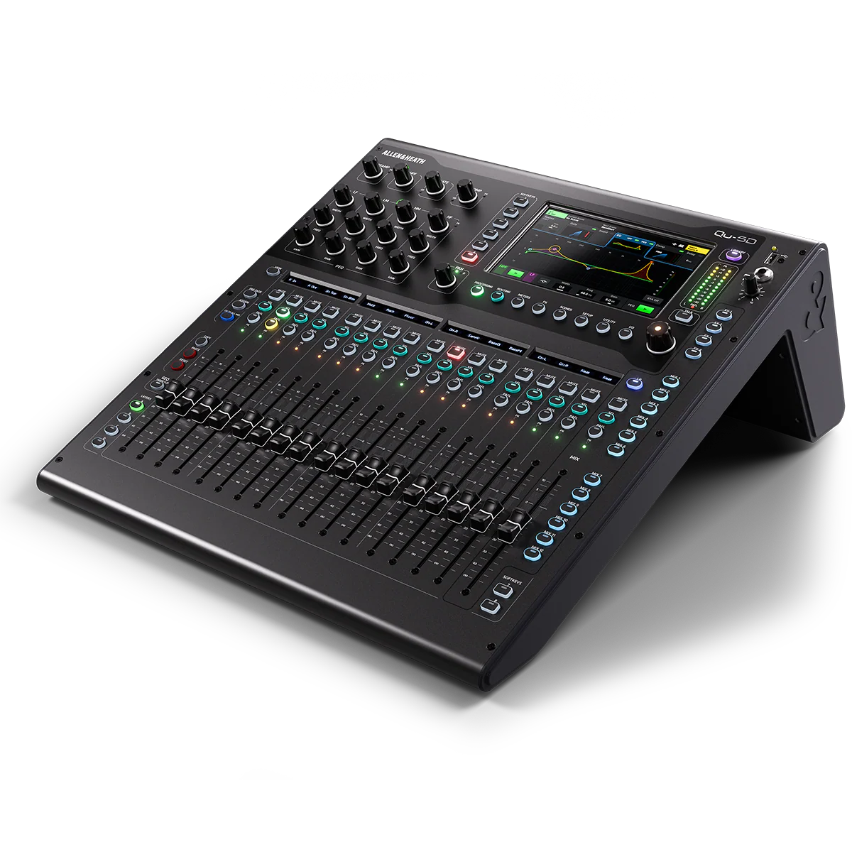 Allen & Heath QU-5D 32-Channel Digital Mixer w/ Dante, 16 Preams, 12 Line Out, 16+1 Fader - Image 2