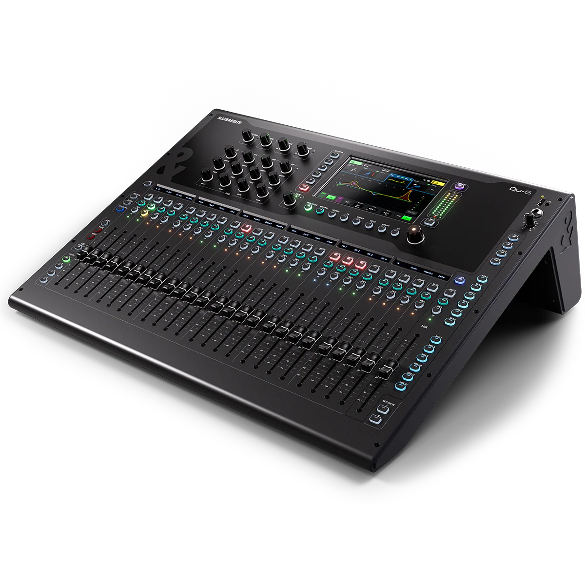 Allen & Heath QU-6 32-Channel Digital Mixer, 24 Preams, 16 Line Out, 24+1 Fader - Image 2