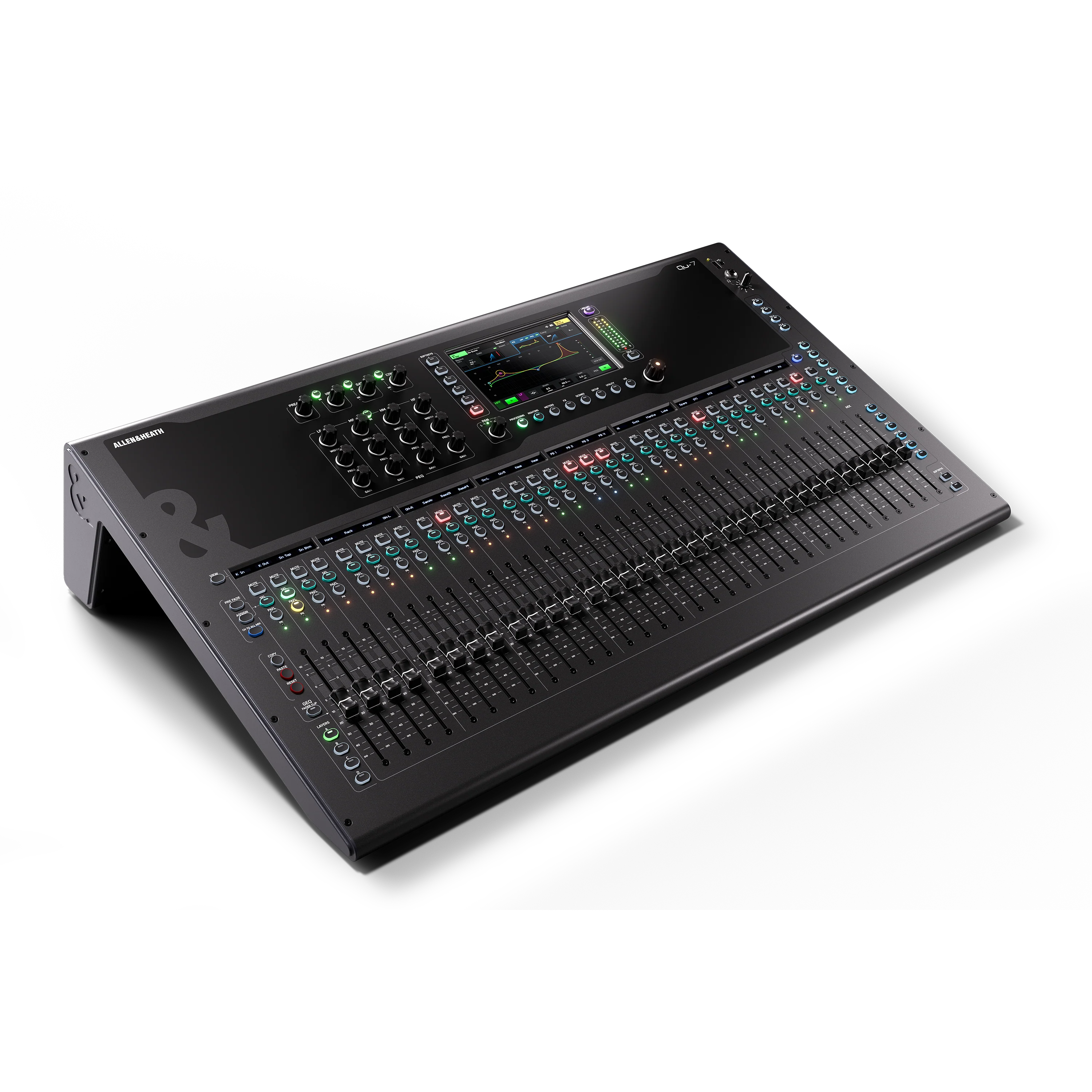 Allen & Heath QU-7 32-Channel Digital Mixer, 32 Preams, 20 Line Out, 32+1 Fader - Image 2