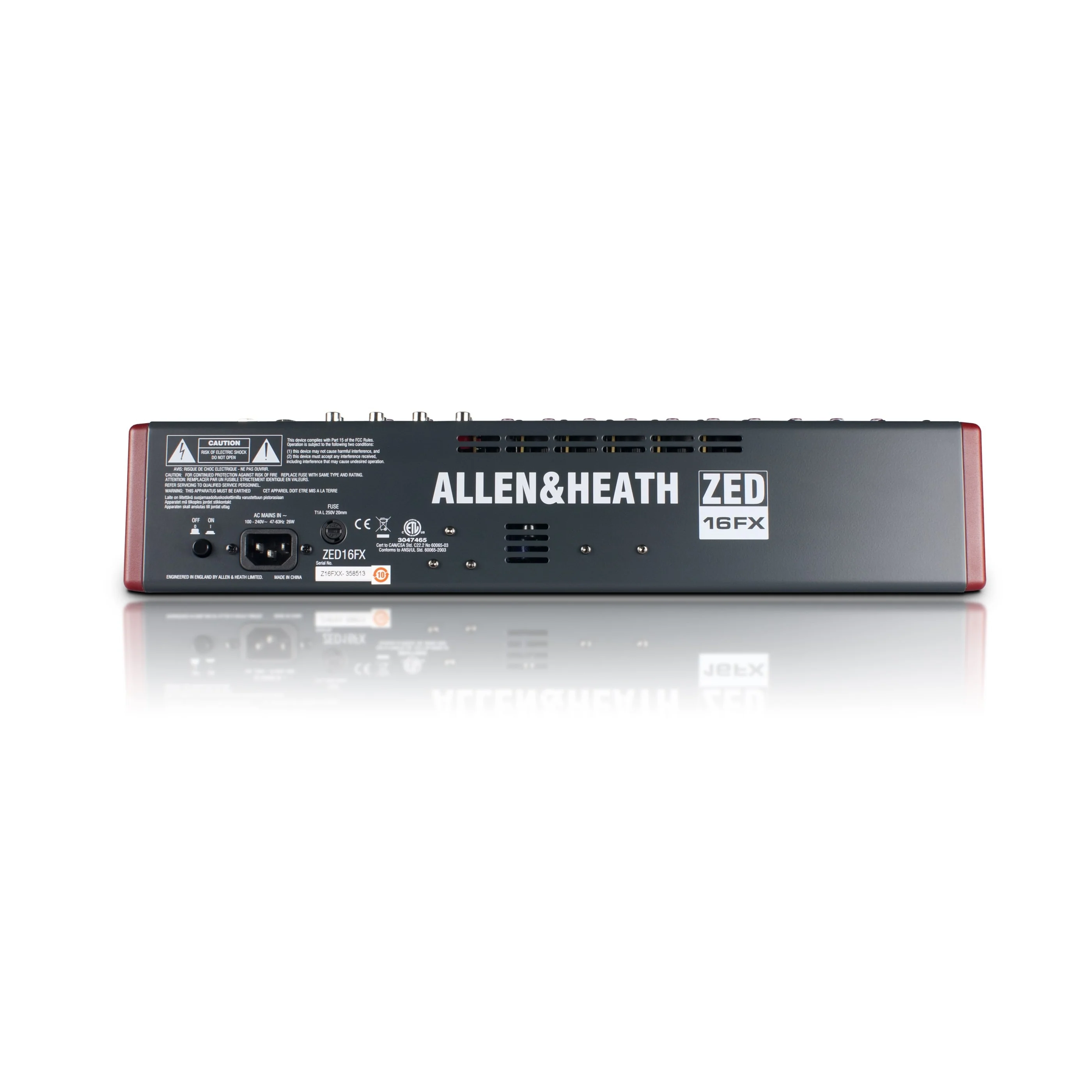 Allen & Heath ZED-16FX 10 Mono Mic/Line + Stereo, USB I/O 4 Aux Sends - Image 3