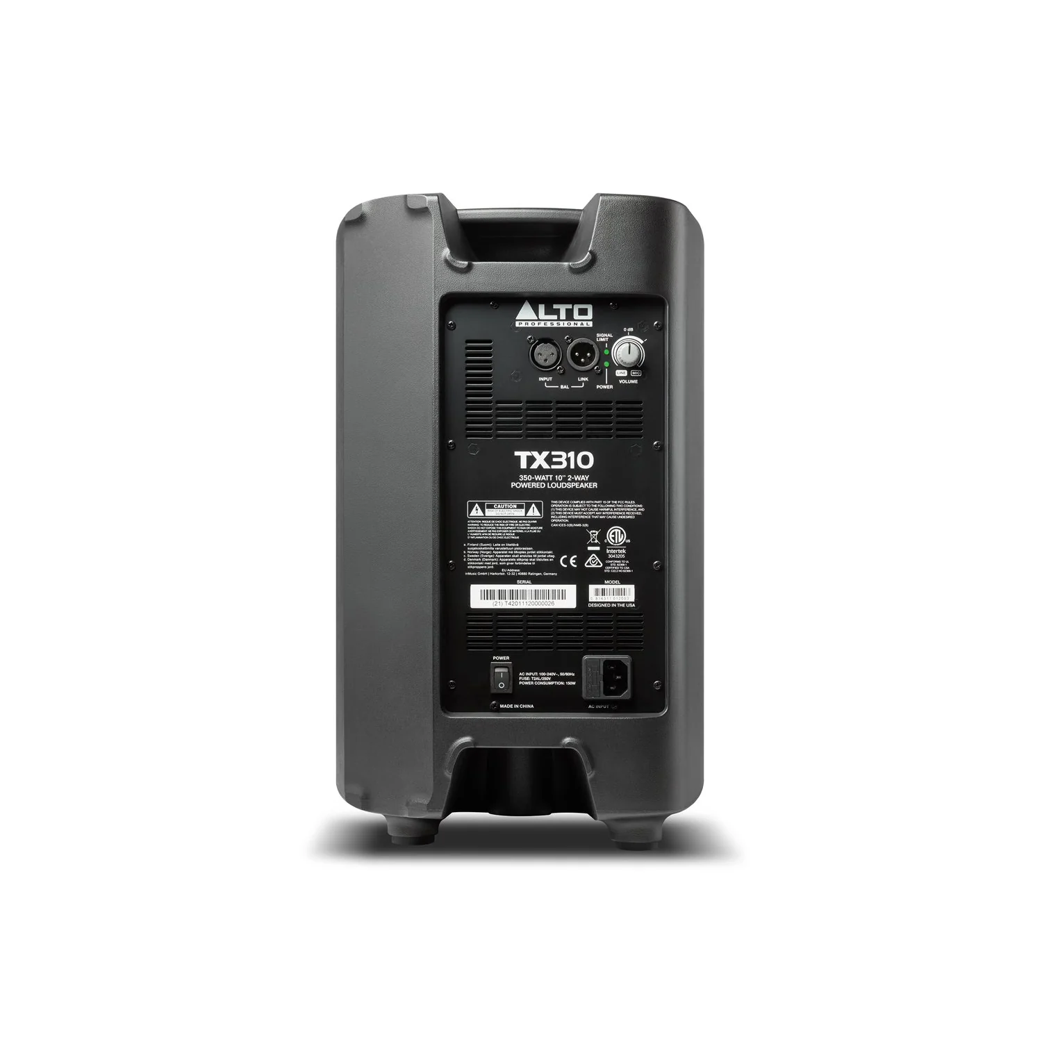 Alto Pro TX310 10" Power Speaker, 350 W - Image 2