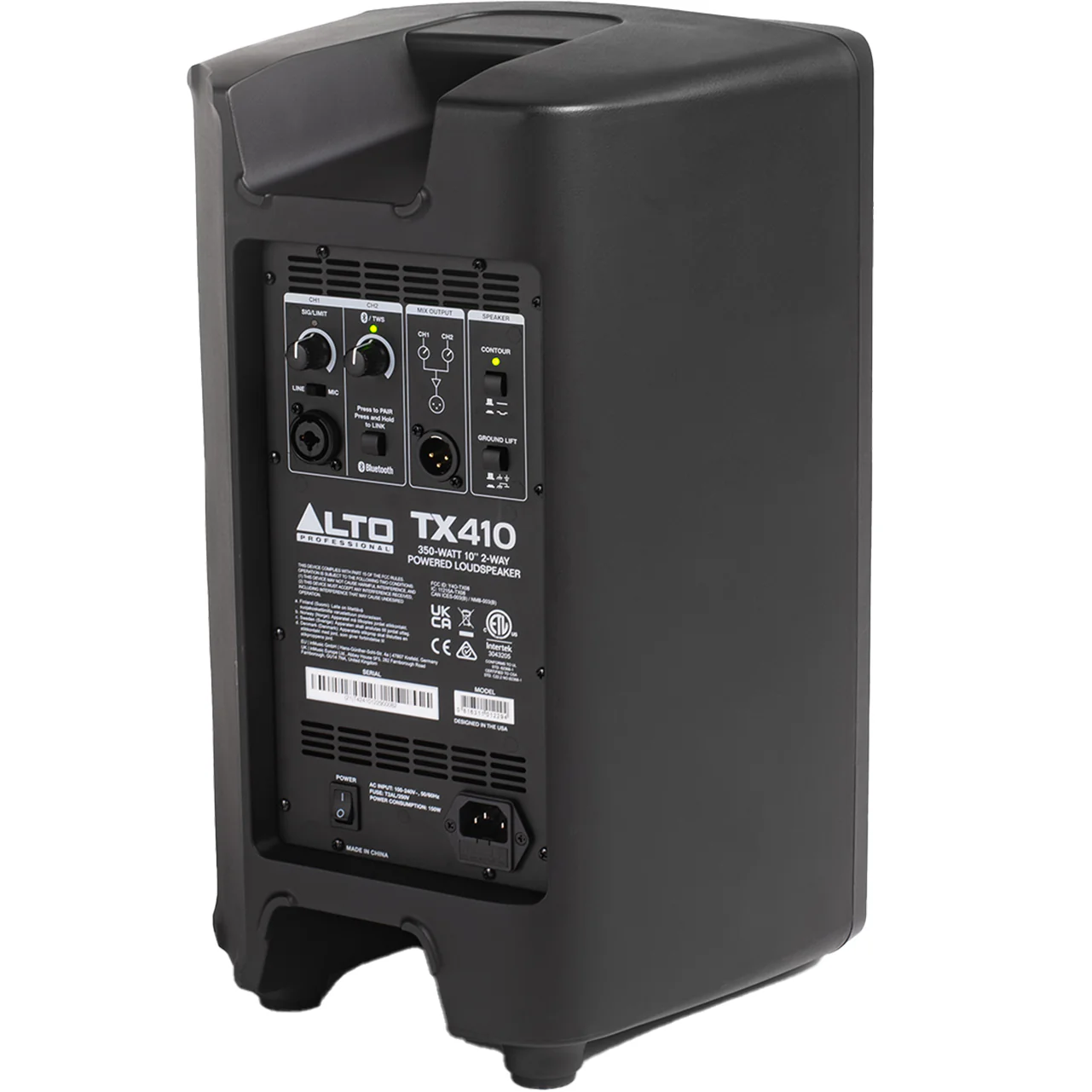 Alto Pro TX410XUS 10" Power Speaker w/ Bluetooth, 350 W - Image 5