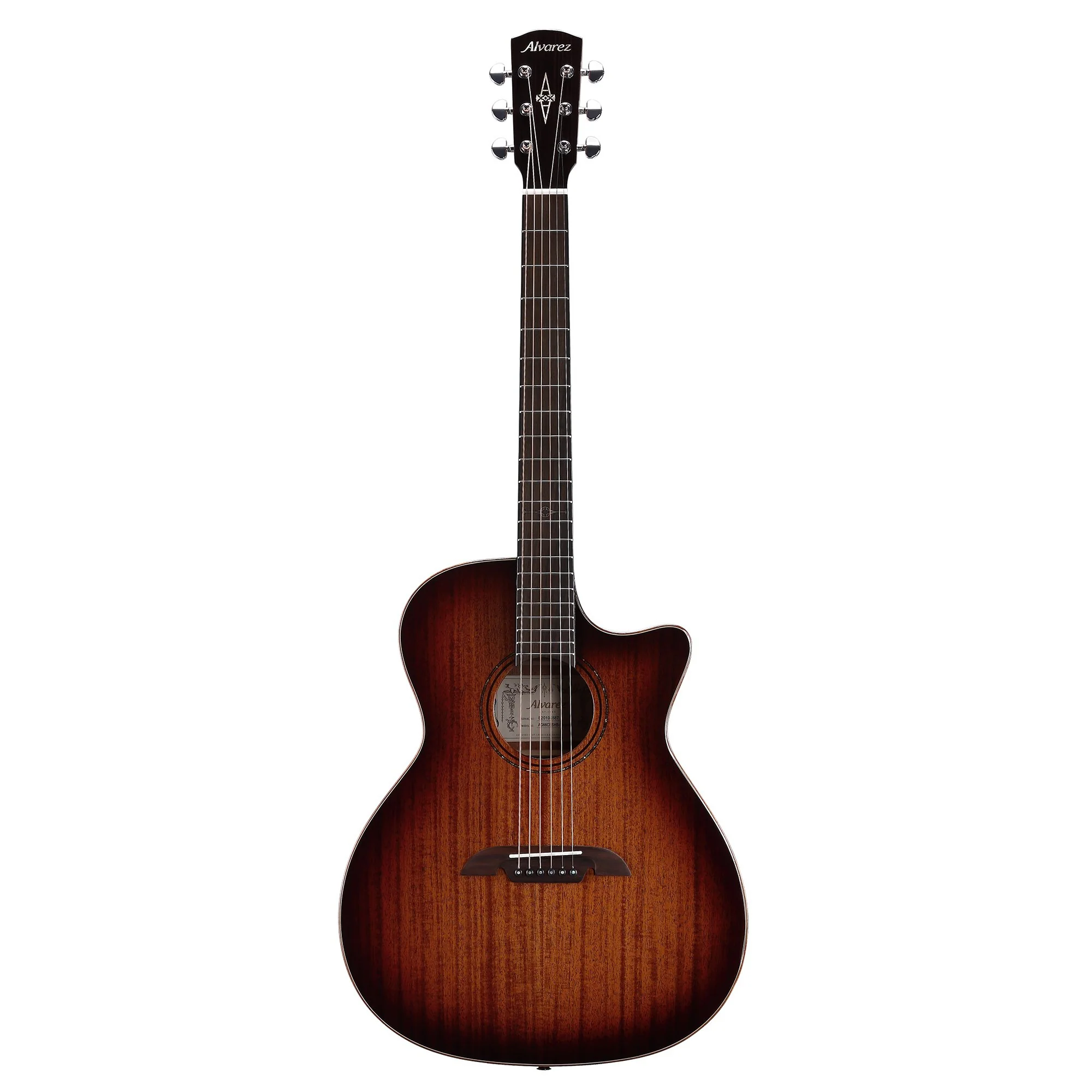 Alvarez AG66CESHB-DLX Grand Auditorium Acoustic Electric w/Cutaway and LR Baggs VTC - Image 3