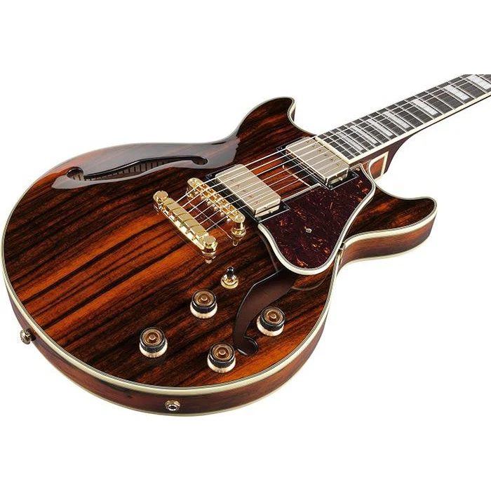 Ibanez AM93MENT Artcore Expressionist Nat Macassar Ebony - Image 3