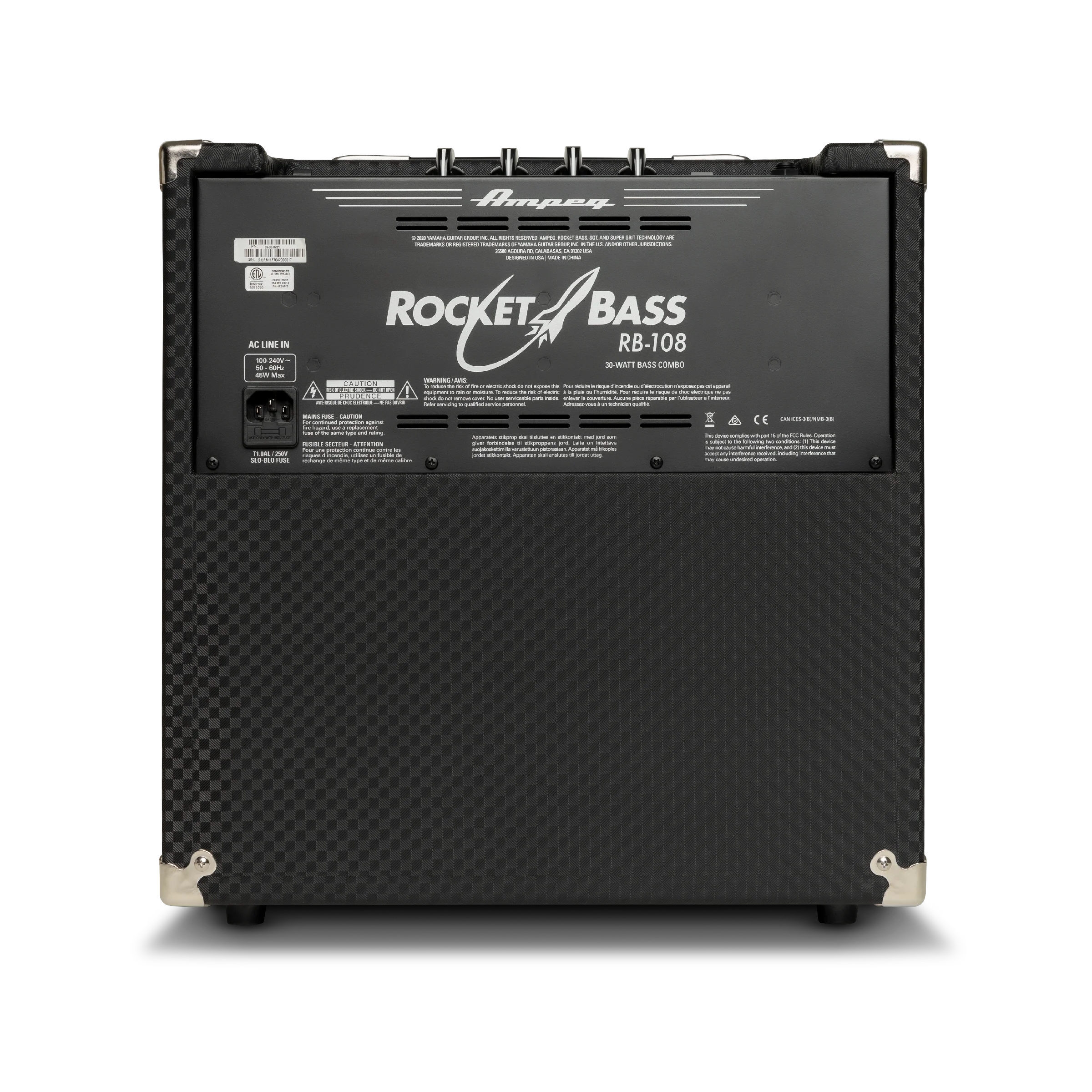 Ampeg RB-108 Rocket Bass 30-watt 1x8 Combo Bass Amp - Image 5