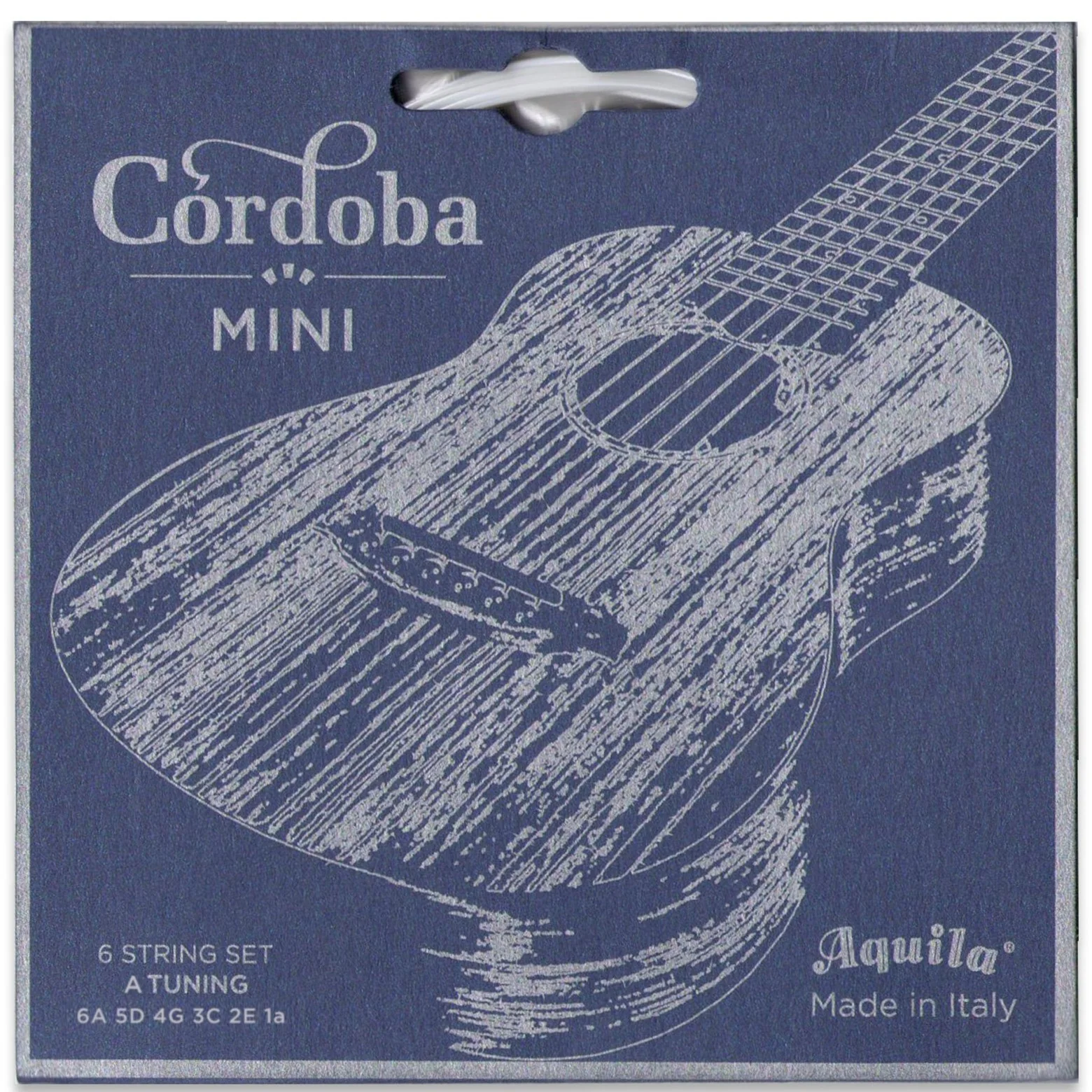AquilaCorde 05279 Aquila Nylgut for Mini 6st w/ Ball End. Tuning A-A