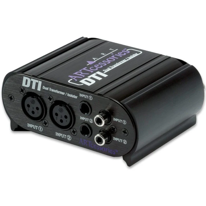 ART DTI Isolation Box – Dual Channel – Passive – 1/4” TRS, RCA, XLR