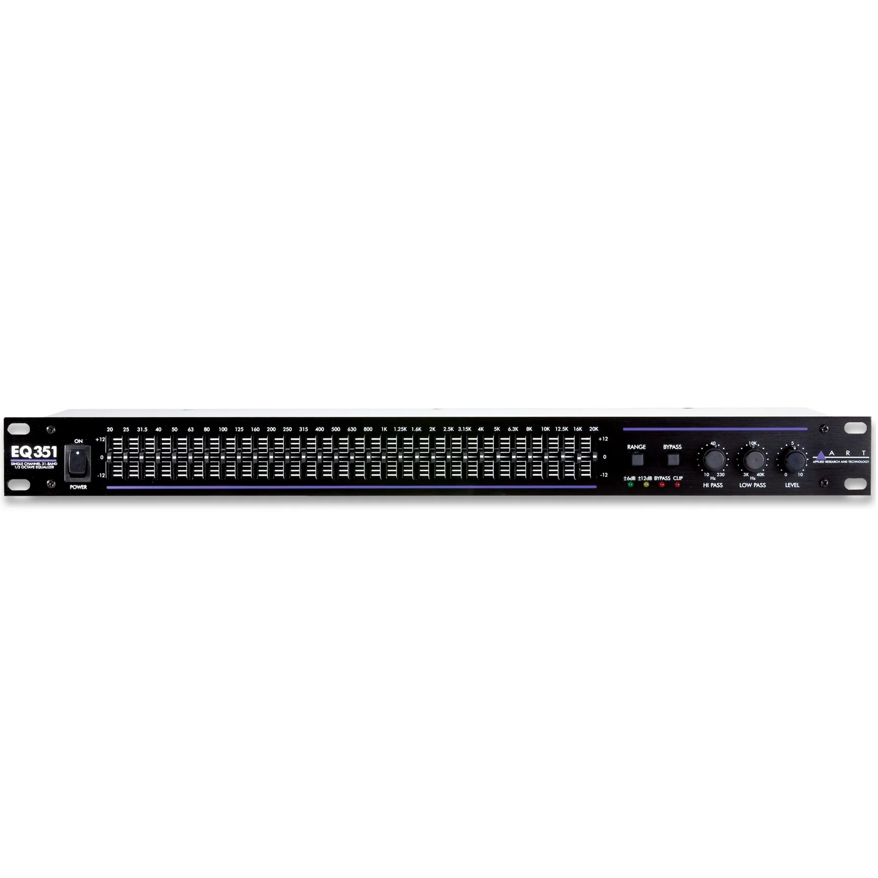 ART EQ351 Rack Mount Single 31-band EQ, 1U