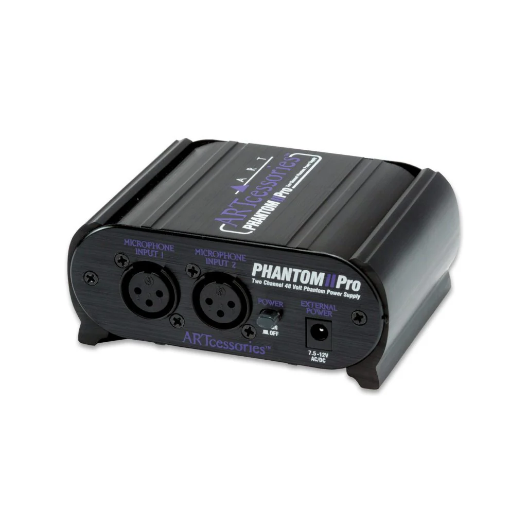 ART PHANTOM2PRO Two Channel +48volt Phantom Power Supply - Image 3