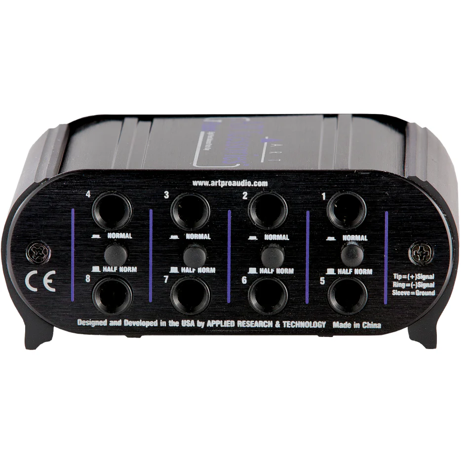 ART TPATCH Compact 8-Point Balanced Patch Bay - Image 2