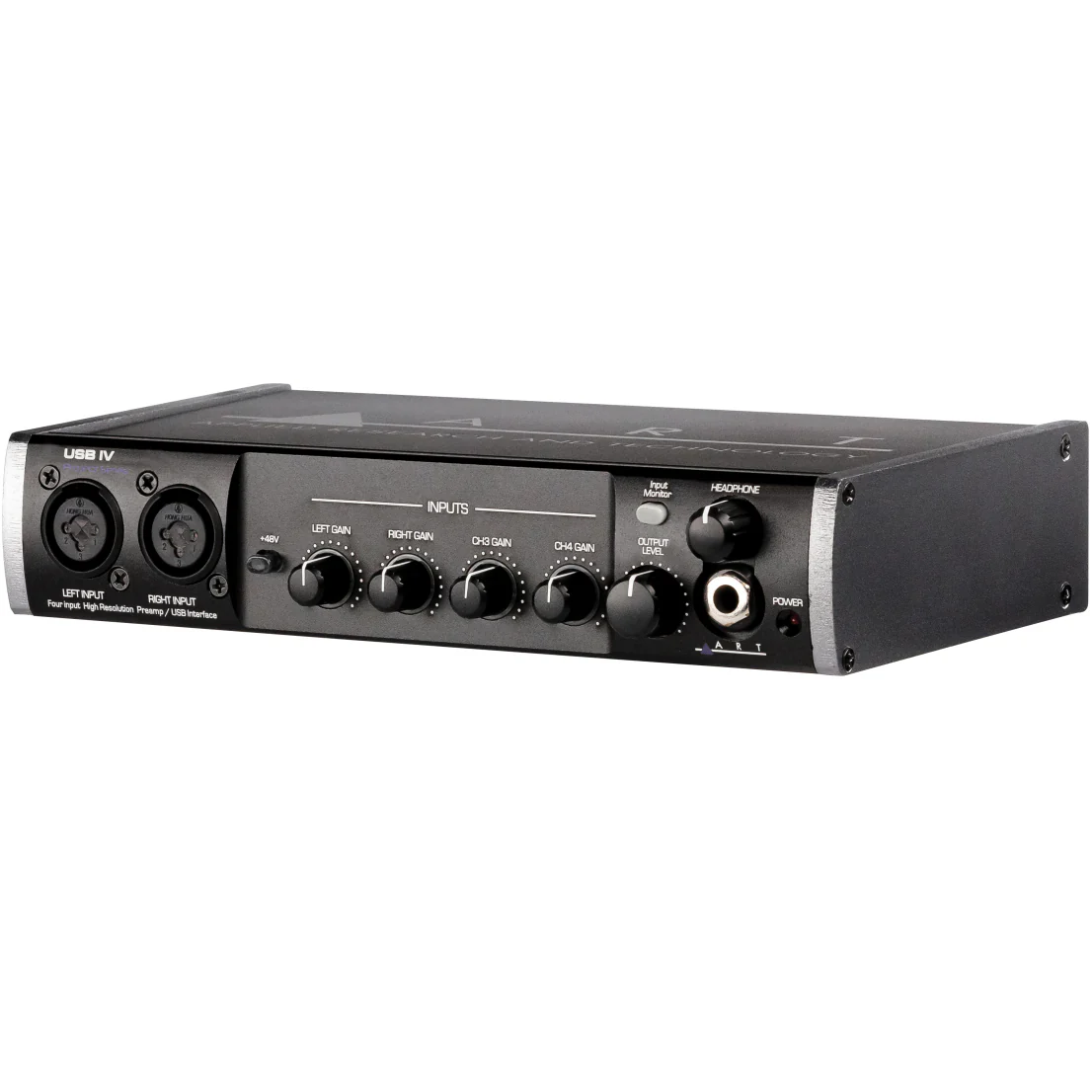 ART USBIV 32-bit Stereo Audio Interface, 4in/4out 192kHz - Image 3