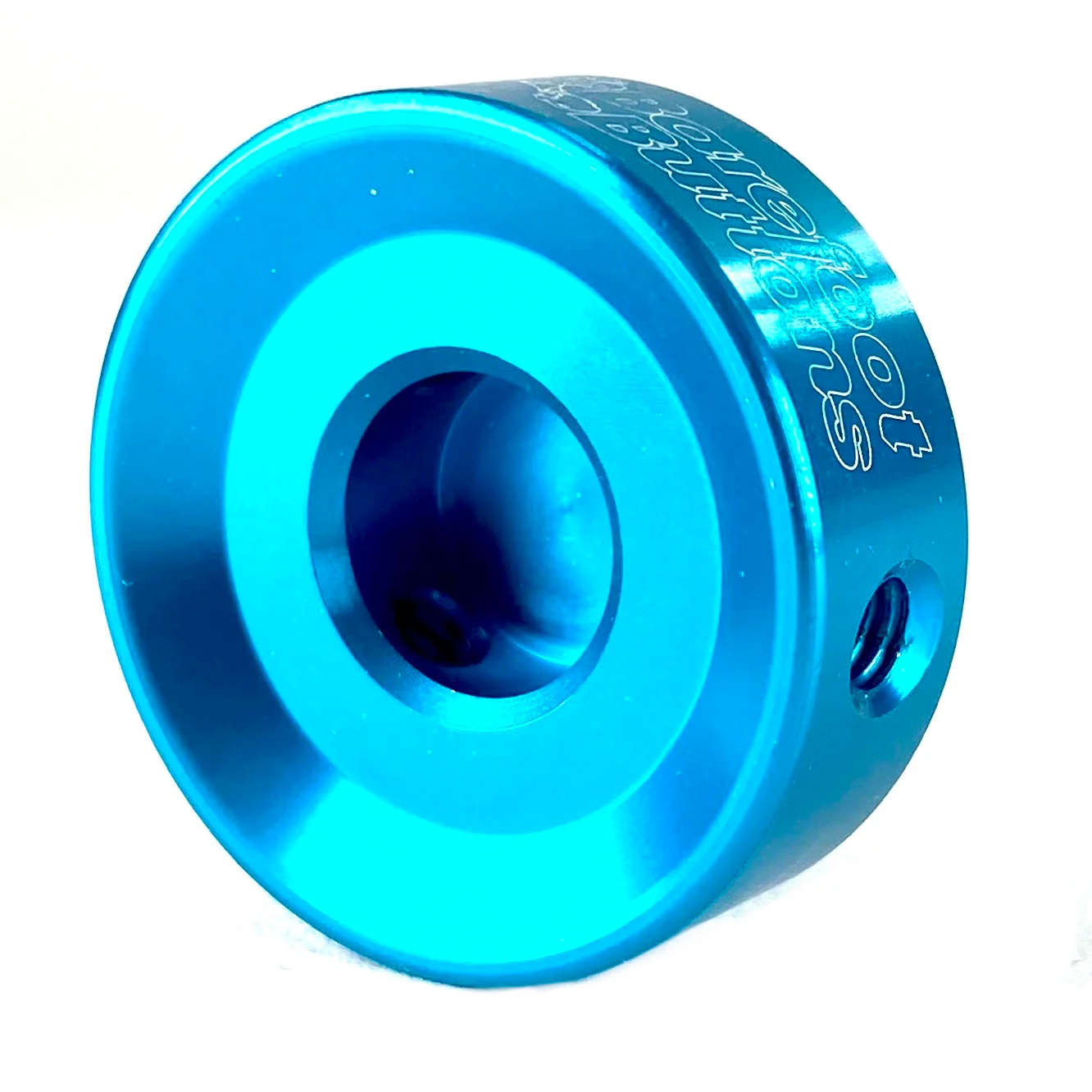 Barefoot Button 17-V1-ST-BL Pedal Button V1 3/8", Light Blue - Image 2