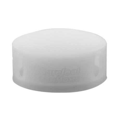 Barefoot Button 18-GC-ST-CR Pedal Button V2 5/16", Clear Glow Cap