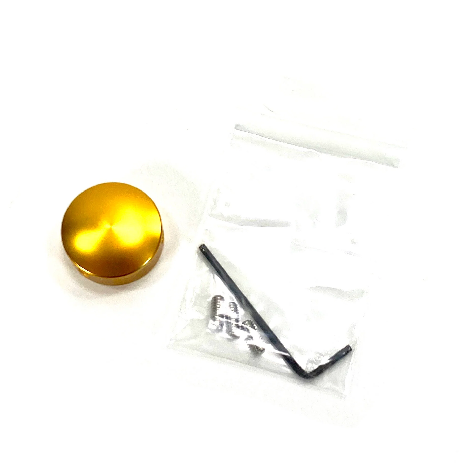 Barefoot Button 17-V1-ST-GL Pedal Button V1 3/8", Gold - Image 3