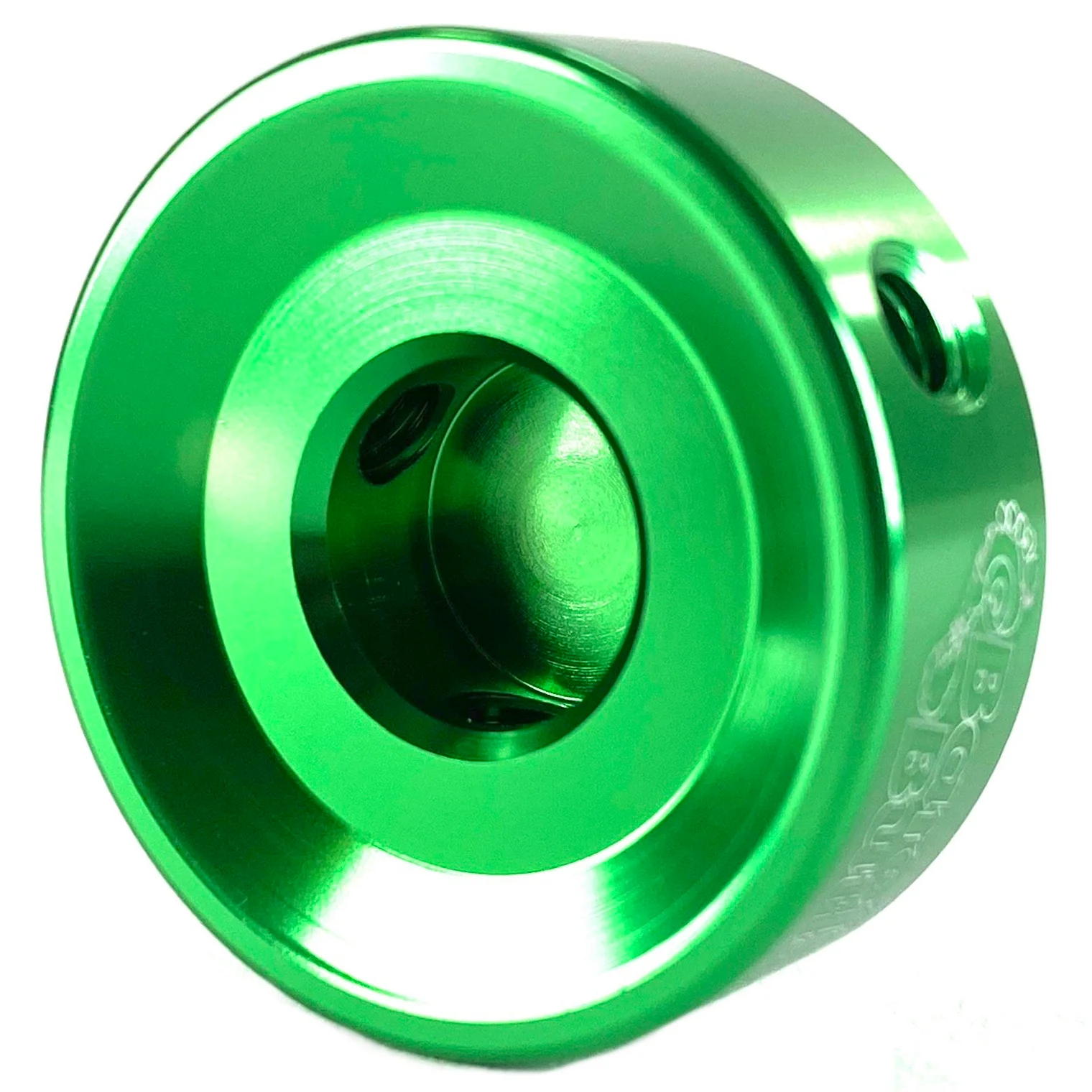 Barefoot Button 17-V1-ST-GN Pedal Button V1 3/8", Green - Image 2
