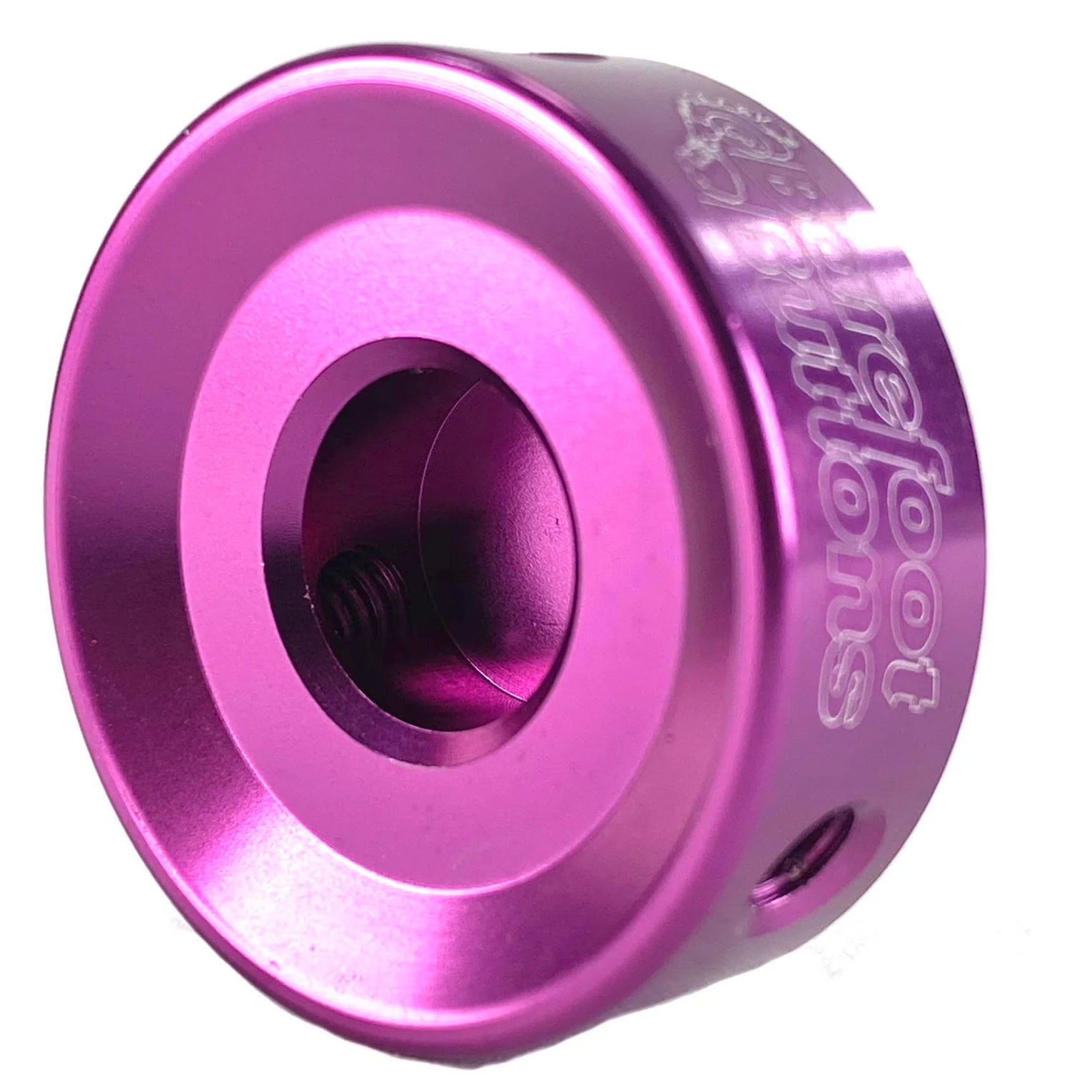 Barefoot Button 17-V1-ST-PR Pedal Button V1 3/8", Purple - Image 2