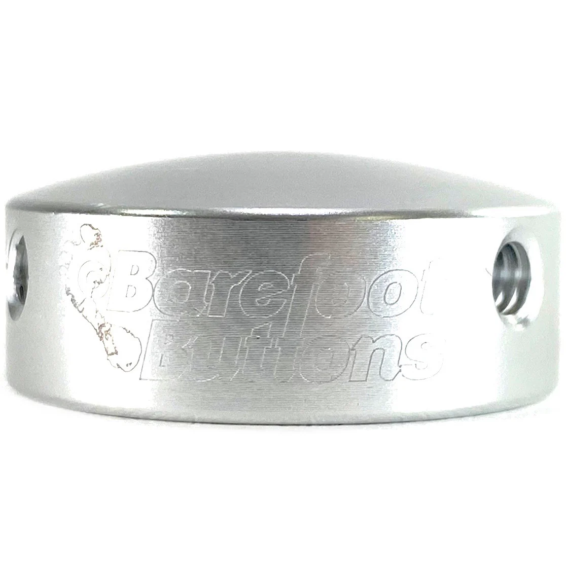 Barefoot Button 17-V2-ST-SV Pedal Button V2 5/16", Silver