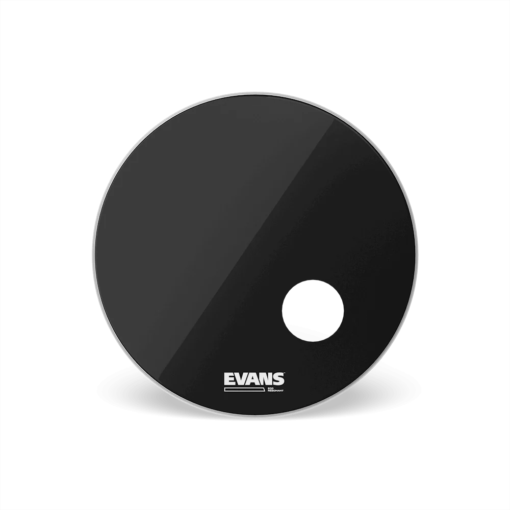 Evans BD20RB EQ3 Resonant Black Bass Drum Head, 20 Inch
