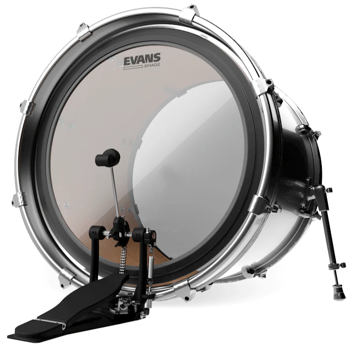 Evans BD22EMAD2 EMAD2 Clear Bass Drum Head, 22 Inch