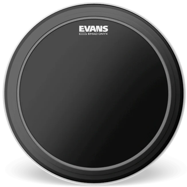 Evans BD22EMADONX 22" Onyx EMAD Bass Drumhead