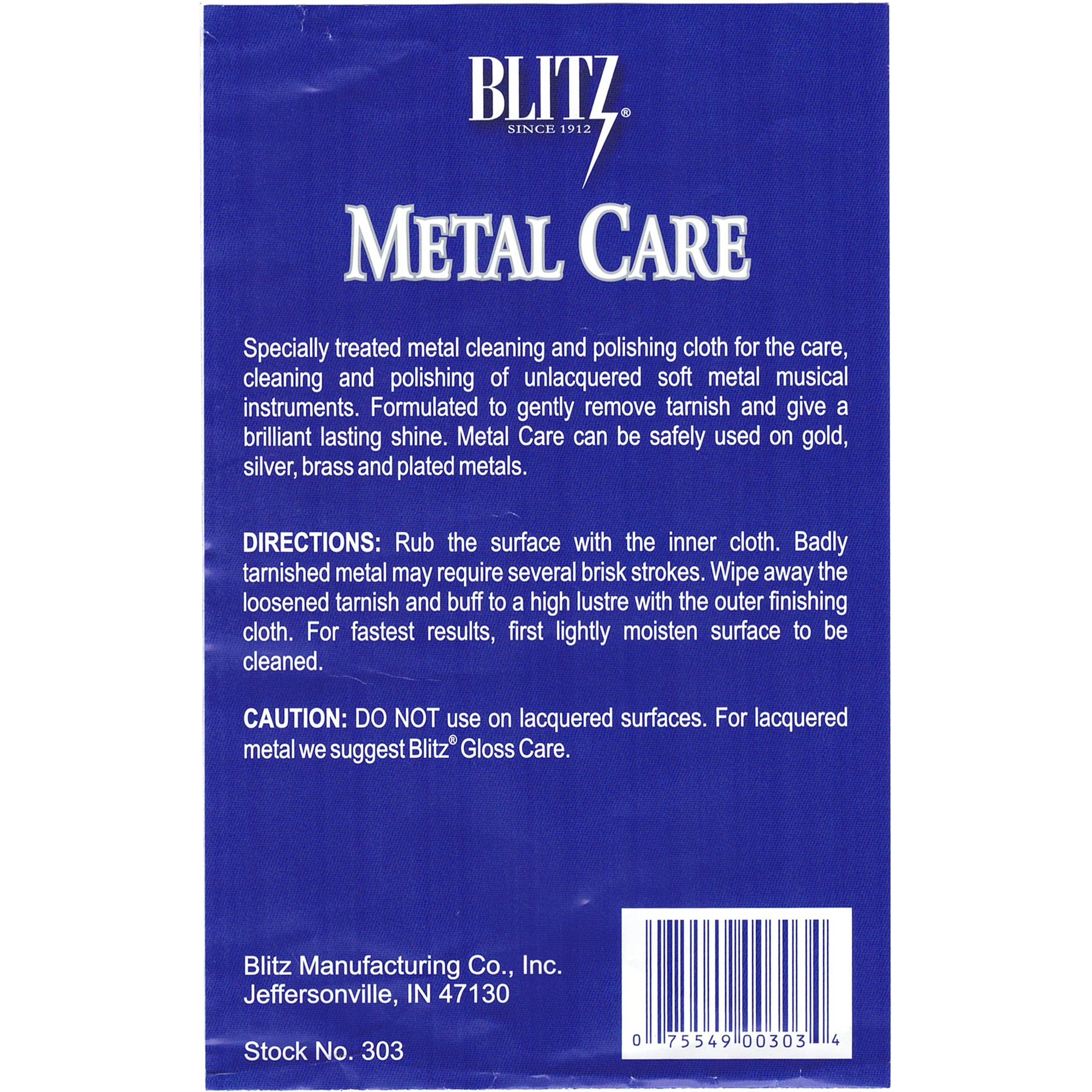 Blitz BL303 Silver Polish Cloth - Image 2