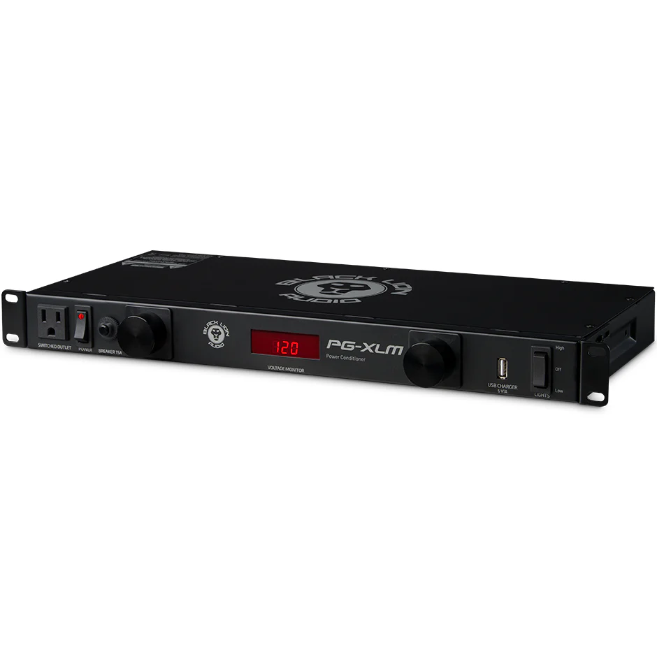 Black Lion Audio PG-XLM Rackmount Power Conditioner w/ Volt Meter and Lamps - Image 3