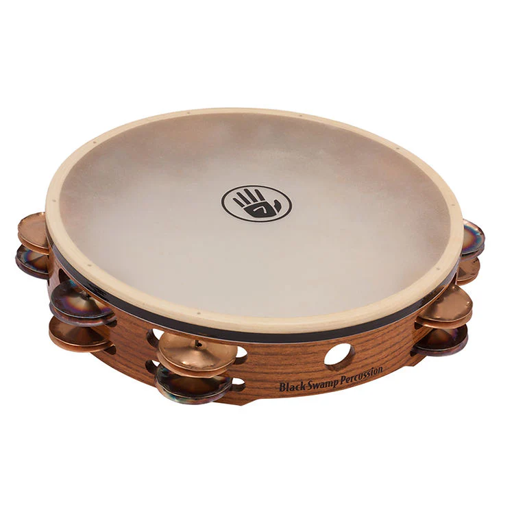 Black Swamp TC1S SoundArt Series Tambourine Double Row 10"Chromium/Bronze Jingles
