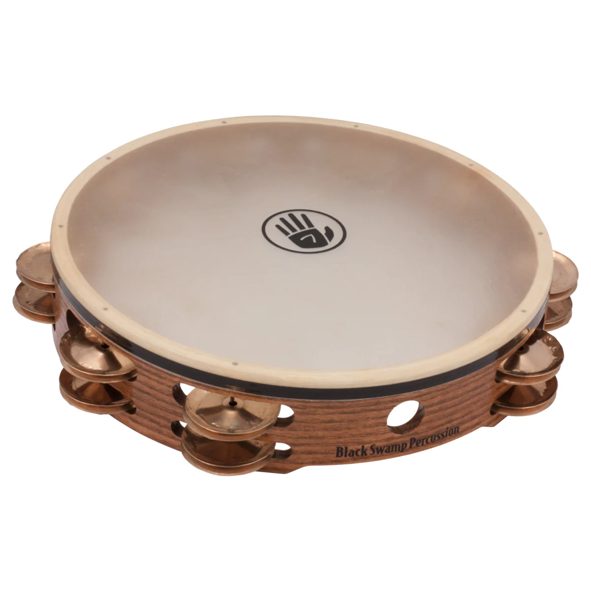 Black Swamp TD4 SoundArt Series Tambourine Double Row 10" Beryllium Copper Jingles