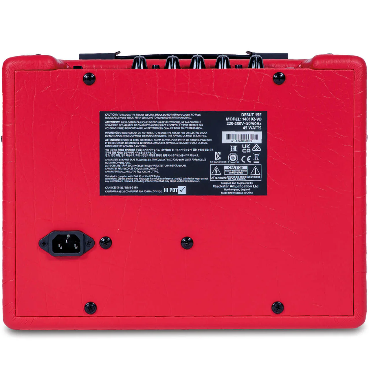 Blackstar DEBUT15ERD 15w Combo Practice Amp, Red Tweed - Image 2