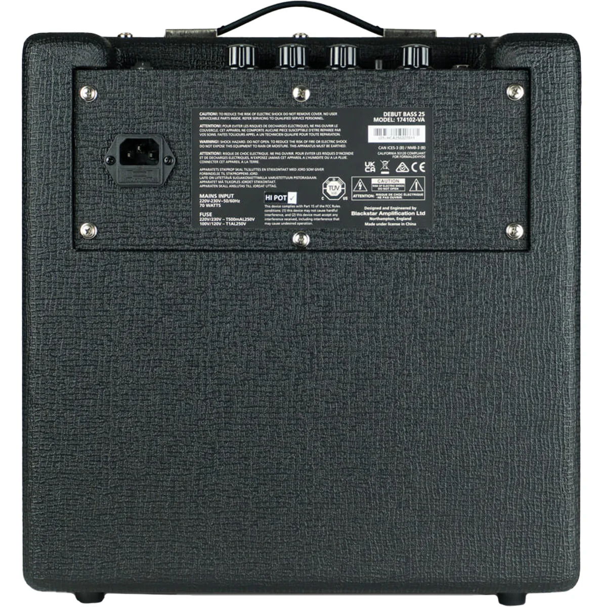 Blackstar DEBUTBASS25 25w Solid State Combo Amp - Image 2