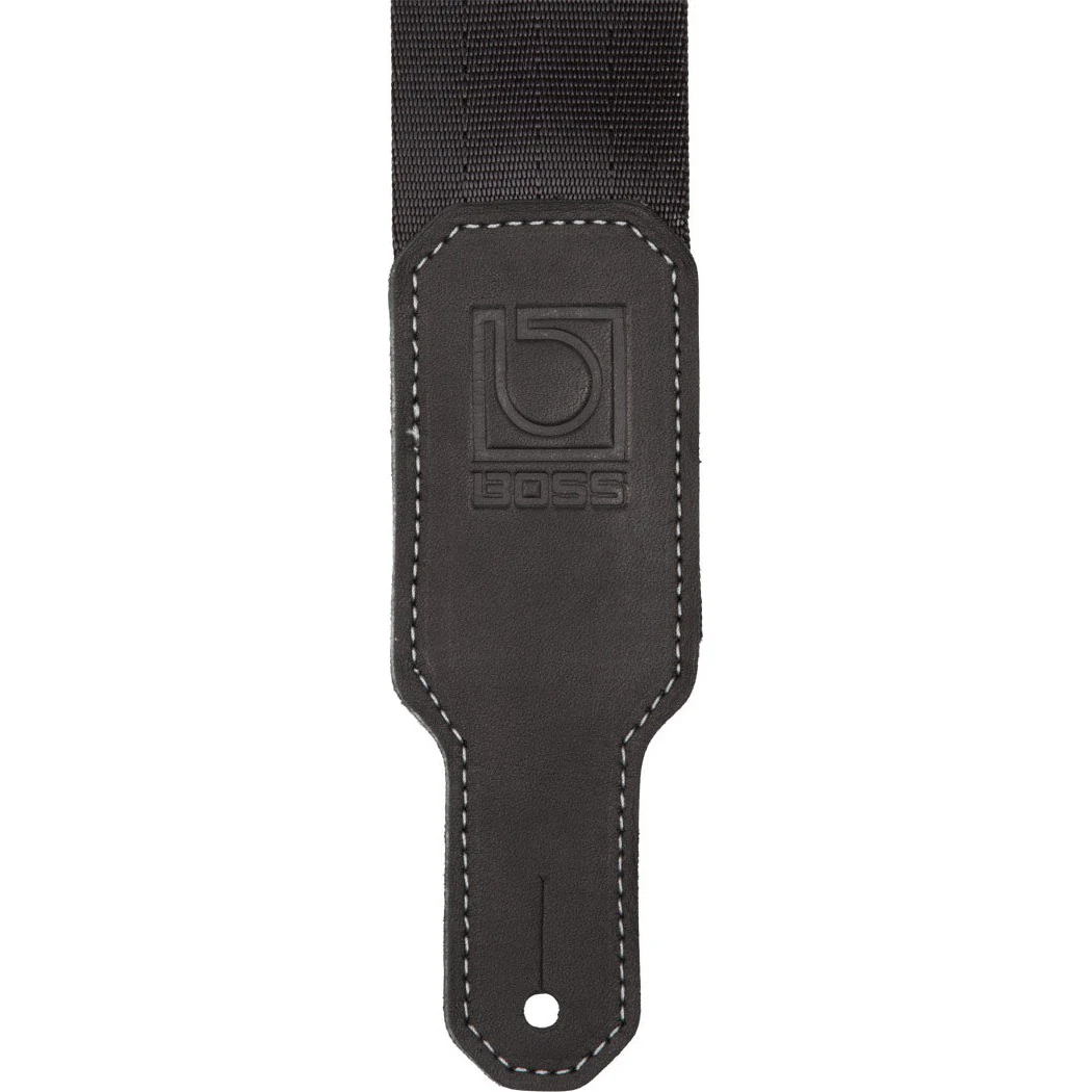 Boss BSB-20-BLK 2" Nylon Guitar Strap, Black - Image 2