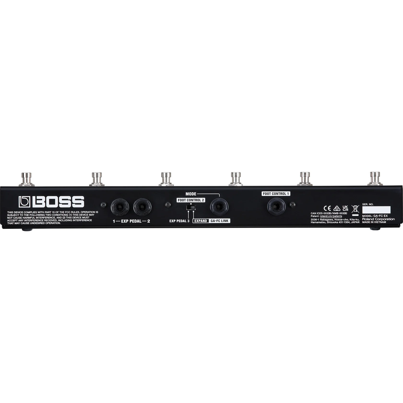 Boss GA-FC-EX Expanded Foot Controller - Image 3